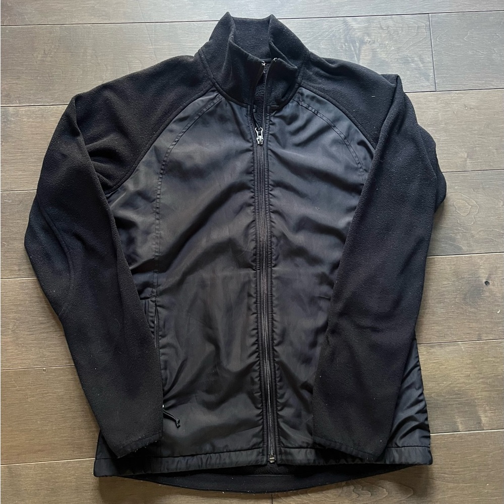 Women’s Avia Midnight Black Fleece Jacket size medium